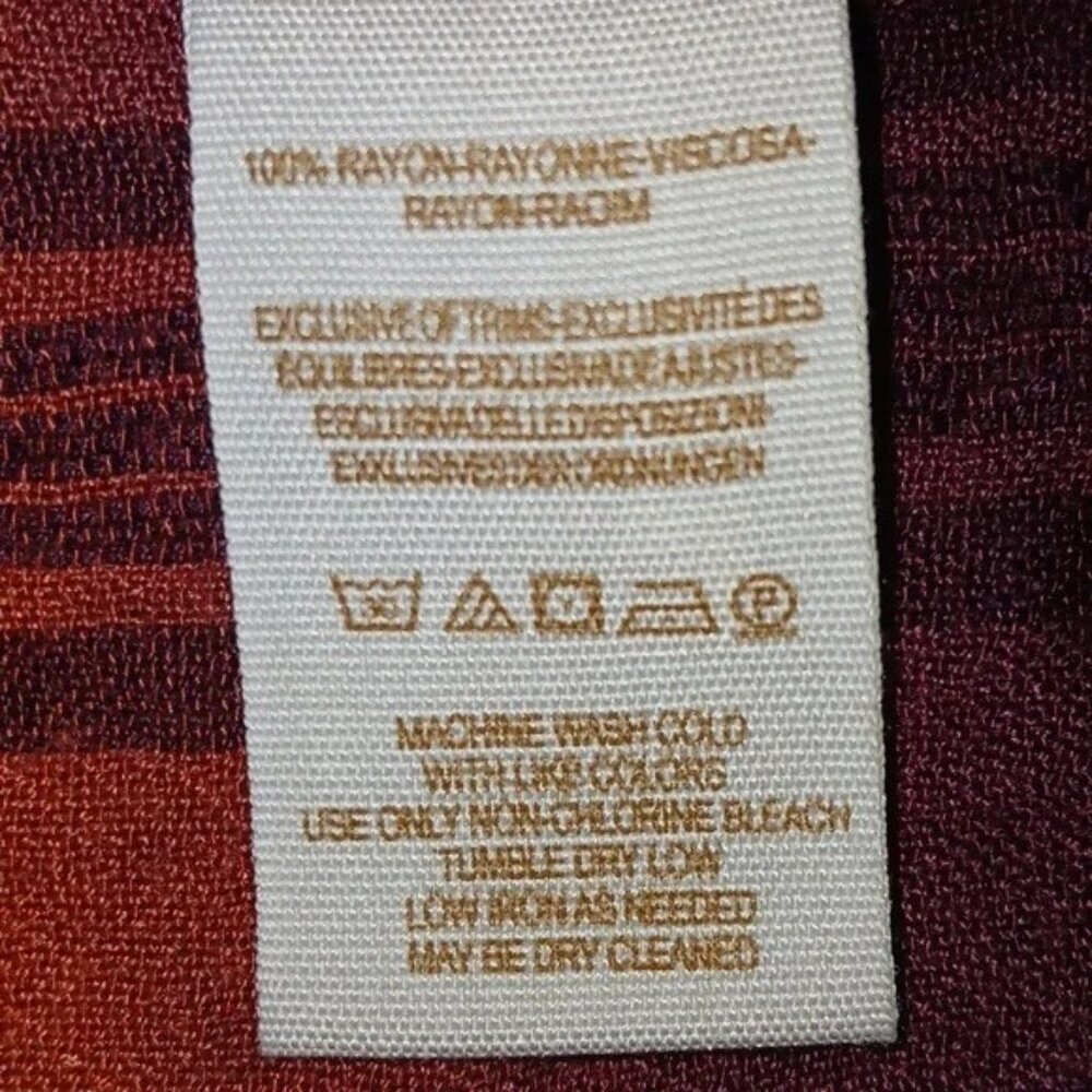 Free People Baby Blues Ombre Stripe Button Down Oversized Top - Picture 8 of 8